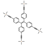 Benzene, 1,1',1'',1'''-(1,2-ethenediylidene)tetrakis[4-[2-(trimethylsilyl)ethynyl]-, 1,1,2,2-Tetrakis(4-((trimethylsilyl)ethynyl)phenyl)ethene