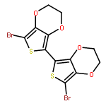 5,5'-Bithieno[3,4-b]-1,4-dioxin,7,7'-dibromo-2,2',3,3'-tetrahydro-