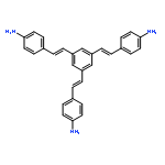 BENZENAMINE, 4,4',4''-(1,3,5-BENZENETRIYLTRI-2,1-ETHENEDIYL)TRIS-