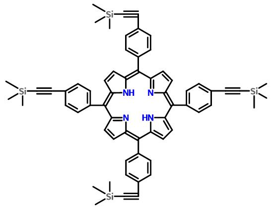 21H,​23H-​Porphine, 5,​10,​15,​20-​tetrakis[4-​[2-​(trimethylsilyl)​ethynyl]​phenyl]​-
