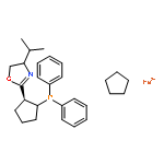 (|S|)-1-(Diphenylphosphino)-2-[(|S|)-4-isopropyloxazolin-2-yl]ferrocene