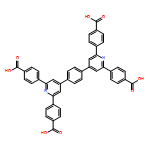 4,4',4'',4'''-(1,4-phenylenedi-4,2,6-pyridinetriyl)tetrakis-benzoic acid