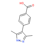 4-(3,5-dimethyl-1h-pyrazol-4-yl)benzoic Acid
