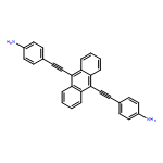 Benzenamine, 4,4'-(9,10-anthracenediyldi-2,1-ethynediyl)bis-