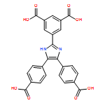 5-(4,5-Bis(4-carboxyphenyl)-1H-imidazol-2-yl)isophthalic acid