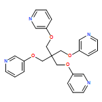 3,3'-[[2,2-bis[(3-pyridinyloxy)methyl]-1,3-propanediyl]bis(oxy)]bis-Pyridine