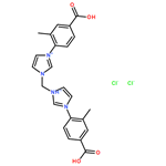 1H-​Imidazolium, 3,​3'-​methylenebis[1-​(4-​carboxy-​2-​methylphenyl)​-​, chloride (1:2)