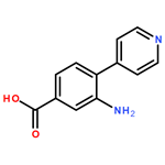 3-amino-4-(pyridin-4-yl)benzoic acid
