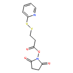 Propanoic acid,3-(2-pyridinyldithio)-, 2,5-dioxo-1-pyrrolidinyl ester
