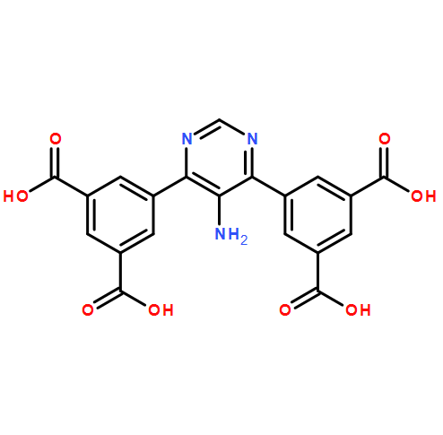 5,5'-(5-aminopyrimidine-4,6-diyl)diisophthalic acid