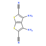 Thieno[2,3-b]thiophene-2,5-dicarbonitrile, 3,4-diamino- (en)