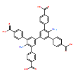 4'',6'-Diamino-5',5''-Bis(4-Carboxyphenyl)-[1,1':3',1'':3'',1'''-Quaterphenyl]-4,4'''-Dicarboxylic Acid