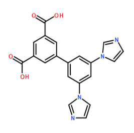 3',5'-di(1H-imidazol-1-yl)-[1,1'-biphenyl]-3,5-dicarboxylic acid