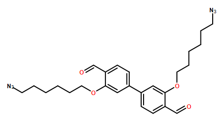 3,3'-bis[(6-azidohexyl)oxy]-4,4'-biphenyldicarbaldehyde
