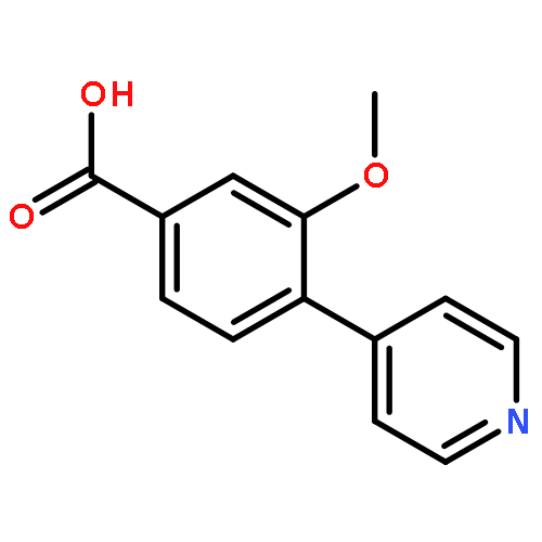Benzoic acid, 3-methoxy-4-(4-pyridinyl)-