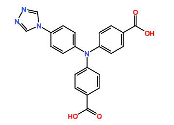 4,4'-((4-(4H-1,2,4-triazol-4-yl)phenyl)azanediyl)dibenzoic acid