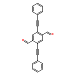 1,4-Benzenedicarboxaldehyde, 2,5-bis(phenylethynyl)-