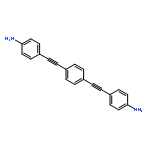 Benzenamine, 4,4'-(1,4-phenylenedi-2,1-ethynediyl)bis-