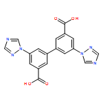 5,5'-di(1H-1,2,4-triazol-1-yl)-[1,1'-biphenyl]-3,3'-dicarboxylic acid