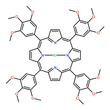 [5,10,15,20-Tetrakis(3,4,5-trimethoxyphenyl)porphyrinato]nickel(II)