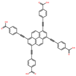 4,4',4'',4'''-(1,3,6,8-Pyrenetetrayltetra-2,1-ethynediyl)tetrakis benzoic acid