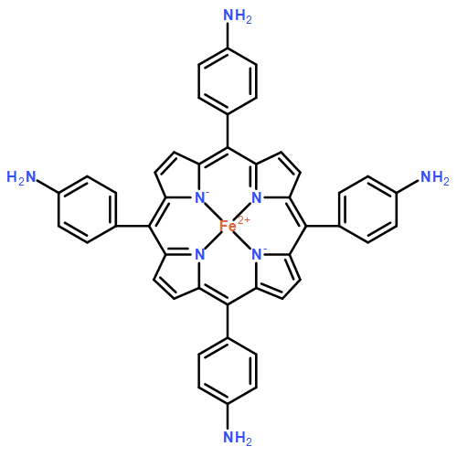 (SP-4-1)-[[4,4',4'',4'''-(21H,23H-porphine-5,10,15,20-tetrayl-κN21,κN22,κN23,κN24)tetrakis[benzenaminato]]]-Iron