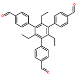 2',4',6'-Triethyl-5'-(4-formylphenyl)-[1,1':3',1''-terphenyl]-4,4''-dicarbaldehyde