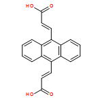2-​Propenoic acid, 3,​3'-​(9,​10-​anthracenediyl)​bis-​, (2E,​2'E)​- (9CI)