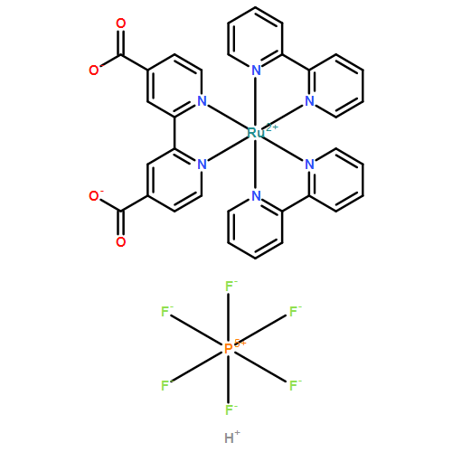 Bis(2,2'-bipyridyl)(4,4'-dicarboxyl-2,2'-bipyridyl)ruthenium(II) bishexafluorophosphate