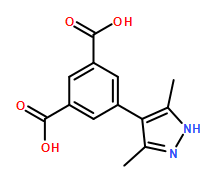 5-(3,5-dimethyl-1H-pyrazol-4-yl)isophthalic acid