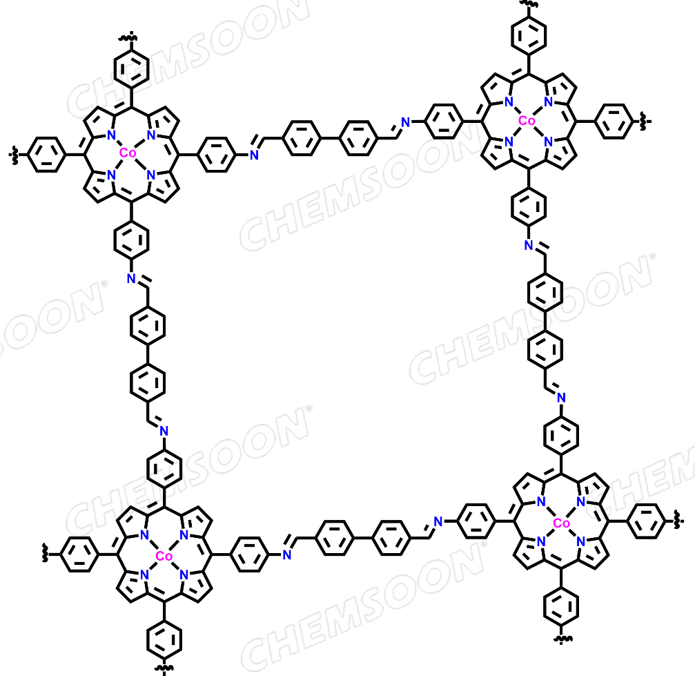 Cobalt, [[4,4′,4′′,4′′′-(21H,23H-porphine-5,10,15,20-tetrayl-κN21,κN22,κN23,κN24)tetrakis[benzenaminato]](2-)]-, (SP-4-1)-, polymer with [1,1′-biphenyl]-4,4′-dicarboxaldehyde