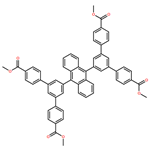 [1,​1':3',​1''-​Terphenyl]​-​4,​4''-​dicarboxylic acid, 5',​5''''-​(9,​10-​anthracenediyl)​bis-​, 4,​4'',​4''',​4'''''-​tetramethyl ester