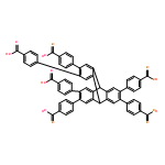 4,4',4'',4''',4'''',4'''''-(9,10-Dihydro-9,10-[1,2]Benzenoanthracene-2,3,6,7,14,15-Hexayl)Hexabenzoic Acid