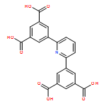 1,3-Benzenedicarboxylic acid, 5,5'-(2,6-pyridinediyl)bis-, 5,5'-(2,6-Pyridinediyl)bis[1,3-benzenedicarboxylic acid]