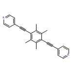 4,4'-[(2,3,5,6-tetramethyl-1,4-phenylene)di-2,1-ethynediyl]bis-Pyridine