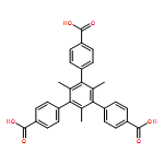 4,4',4''-(2,4,6-trimethylbenzene-1,3,5-triyl)tribenzoic acid