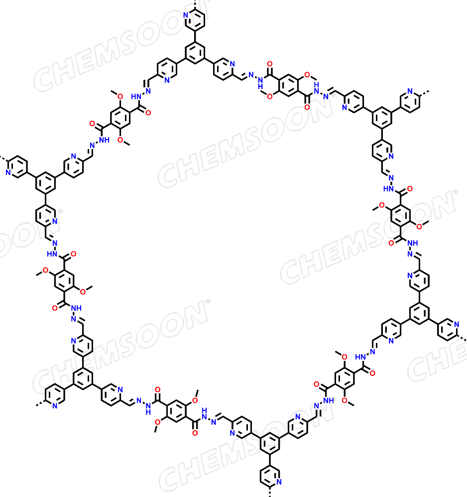 2,5-Dimethoxyterephthalohydrazide polymer with 5,5',5''-(Benzene-1,3,5-triyl)tripicolinaldehyde