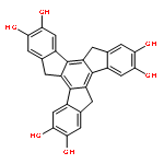 5H-Tribenzo[a,f,k]trindene-2,3,7,8,12,13-hexol, 10,15-dihydro-