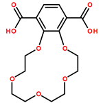 1,?4,?7,?10,?13-?Benzopentaoxacyclope?ntadecin-?14,?17-?dicarboxylic acid, 2,?3,?5,?6,?8,?9,?11,?12-?octahydro-