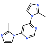 4,6-Bis(2-methyl-1H-imidazol-1-yl)pyrimidine