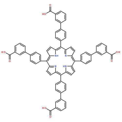 4',​4''',​4''''',​4'''''''-​(21H,​23H-​porphine-​5,​10,​15,​20-​tetrayl)​tetrakis-[1,​1'-​Biphenyl]​-​3-​carboxylic acid