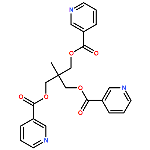 2-methyl-2-((nicotinoyloxy)methyl)propane-1,3-diyl dinicotinate