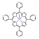 Fe(III) meso-Tetra (4-pyridyl) Porphine Chloride