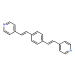 4,4'-(1,4-phenylenedi-2,1-ethenediyl)bis-Pyridine  (E configuration)