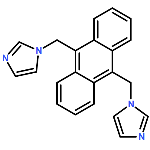 1,1'-[9,10-anthracenediylbis(methylene)]bis-1h-imidazole