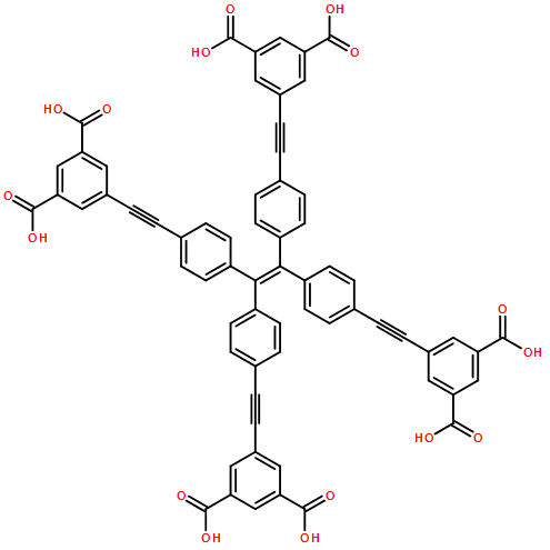 1,3-Benzenedicarboxylic acid, 5,5',5'',5'''-[1,2-ethenediylidenetetrakis(4,1-phenylene-2,1-ethynediyl)]tetrakis-