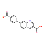 3-Quinolinecarboxylic acid, 7-(4-carboxyphenyl)-