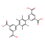 2',3',5',6'-tetramethyl-[1,1':4',1''-terphenyl]-3,3'',5,5''-tetracarboxylic acid