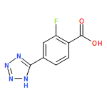 2-fluoro-4-(1H-tetrazol-5-yl)benzoic acid