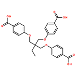 4,4'-[[2-[(4-carboxyphenoxy)methyl]-2-ethylpropane-1,3-diyl]dioxy]dibenzoic acid